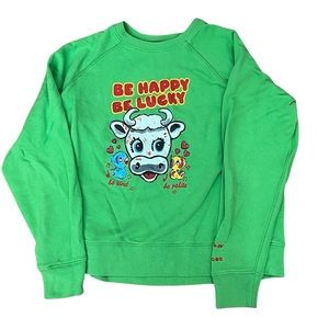 Magda Archer x Marc Jacobs “Be Happy Be Lucky” Cow Sweatshirt